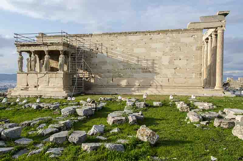 18 - Grecia - Atenas - La Acropolis - templo de Erecteion